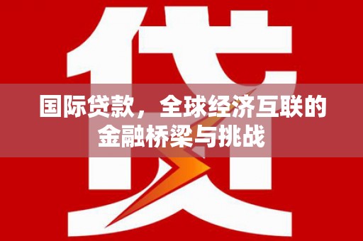 旺苍国际贷款，全球经济互联的金融桥梁与挑战
