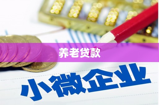 旺苍养老贷款