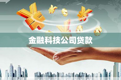 旺苍金融科技公司贷款