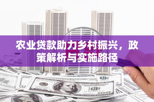 旺苍农业贷款助力乡村振兴，政策解析与实施路径