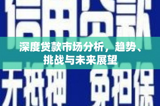 旺苍深度贷款市场分析，趋势、挑战与未来展望
