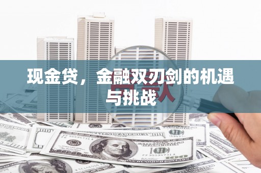 旺苍现金贷，金融双刃剑的机遇与挑战