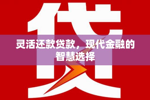 旺苍灵活还款贷款，现代金融的智慧选择