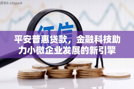 旺苍平安普惠贷款，金融科技助力小微企业发展的新引擎
