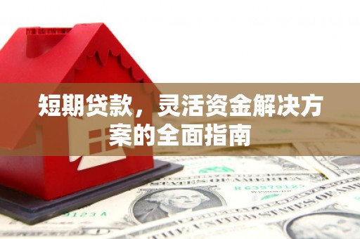 旺苍短期贷款，灵活资金解决方案的全面指南