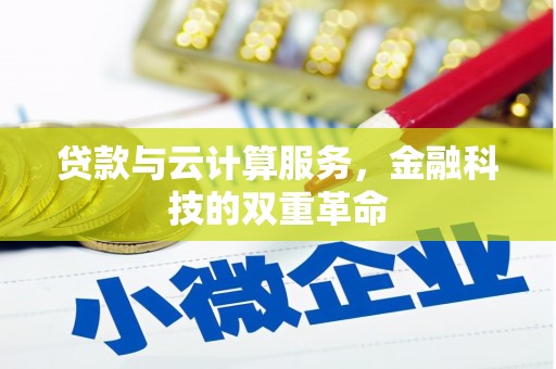 旺苍贷款与云计算服务，金融科技的双重革命