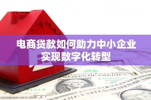 旺苍电商贷款如何助力中小企业实现数字化转型