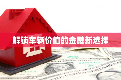 旺苍解锁车辆价值的金融新选择