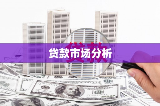 旺苍贷款市场分析