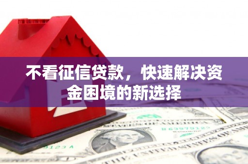 旺苍不看征信贷款，快速解决资金困境的新选择