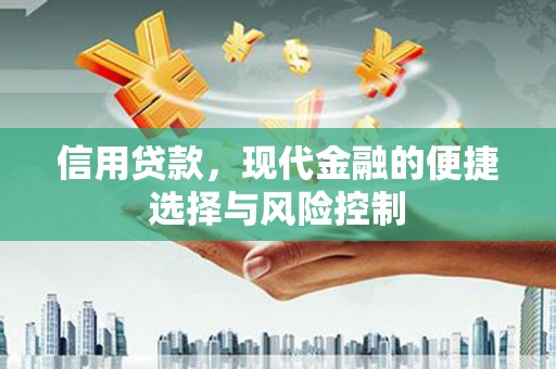 旺苍信用贷款，现代金融的便捷选择与风险控制