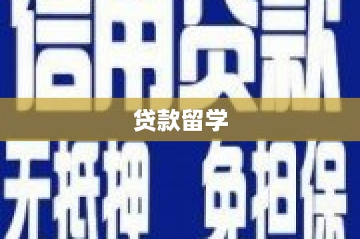 旺苍贷款留学