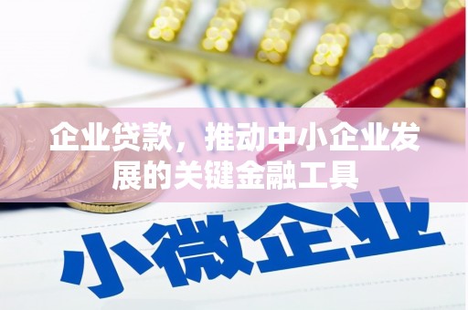 旺苍企业贷款，推动中小企业发展的关键金融工具