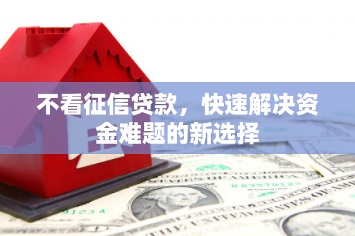 旺苍不看征信贷款，快速解决资金难题的新选择