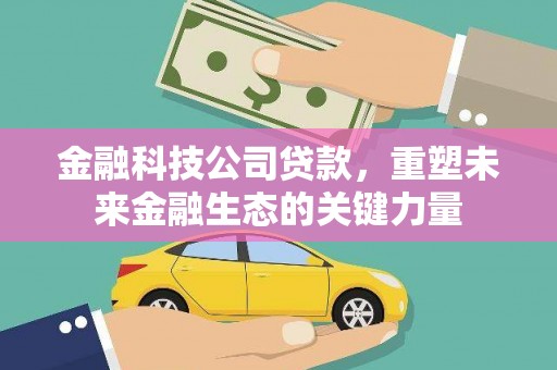 旺苍金融科技公司贷款，重塑未来金融生态的关键力量