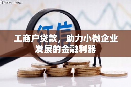 旺苍工商户贷款，助力小微企业发展的金融利器