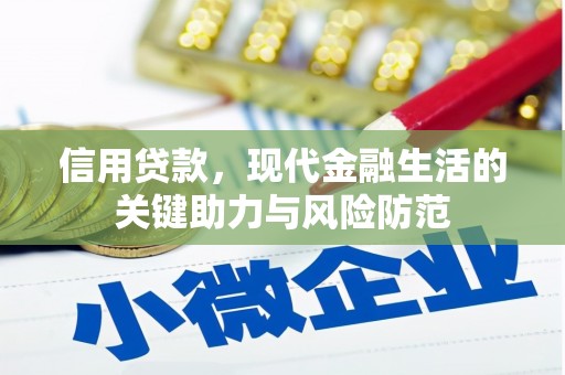 旺苍信用贷款，现代金融生活的关键助力与风险防范