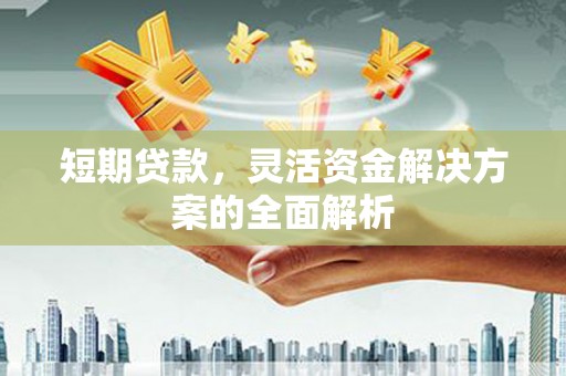旺苍短期贷款，灵活资金解决方案的全面解析