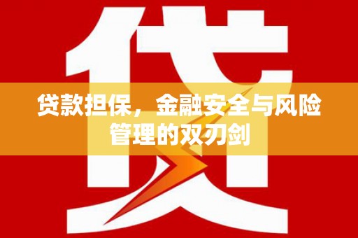 旺苍贷款担保，金融安全与风险管理的双刃剑