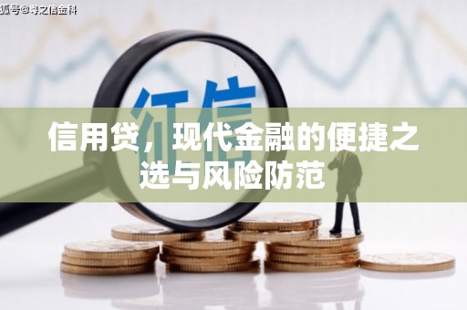 旺苍信用贷，现代金融的便捷之选与风险防范