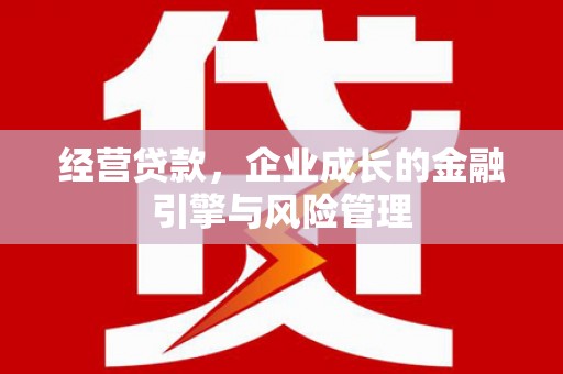 旺苍经营贷款，企业成长的金融引擎与风险管理